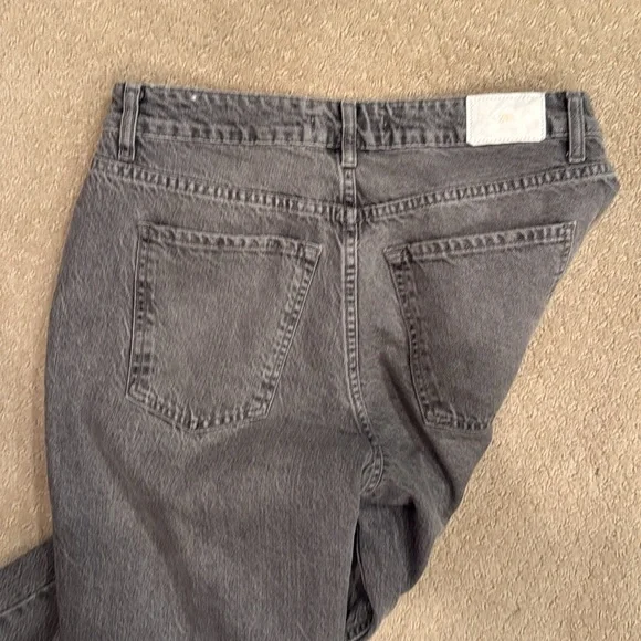 Zara Gray Denim Jeans size 6 - Picture 3 of 5